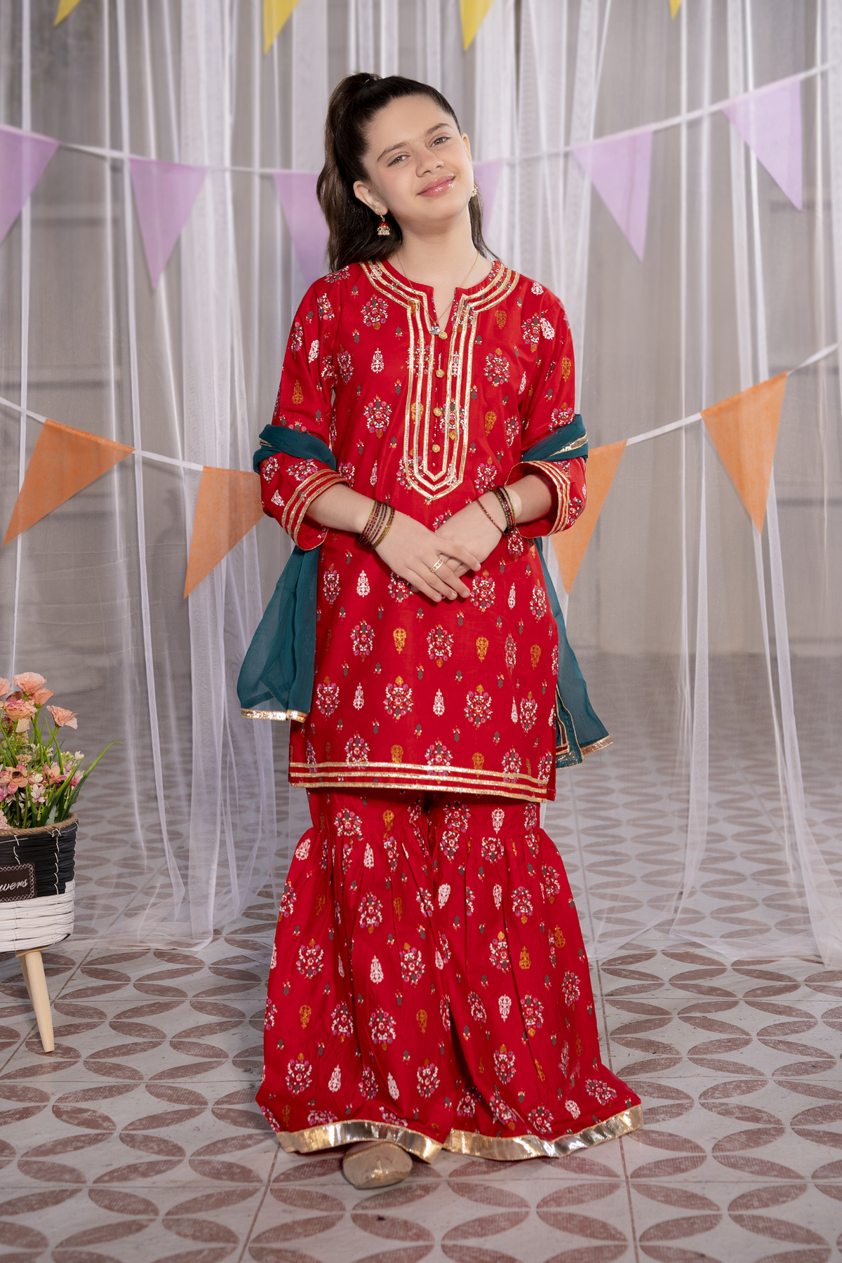 NORA Red Cotton 3PCS