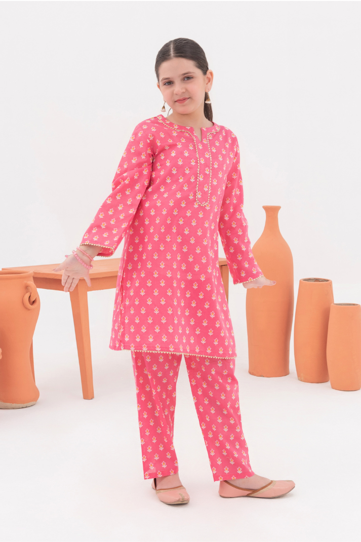 PINK BLOSSOM (LAWN 2 Pcs)