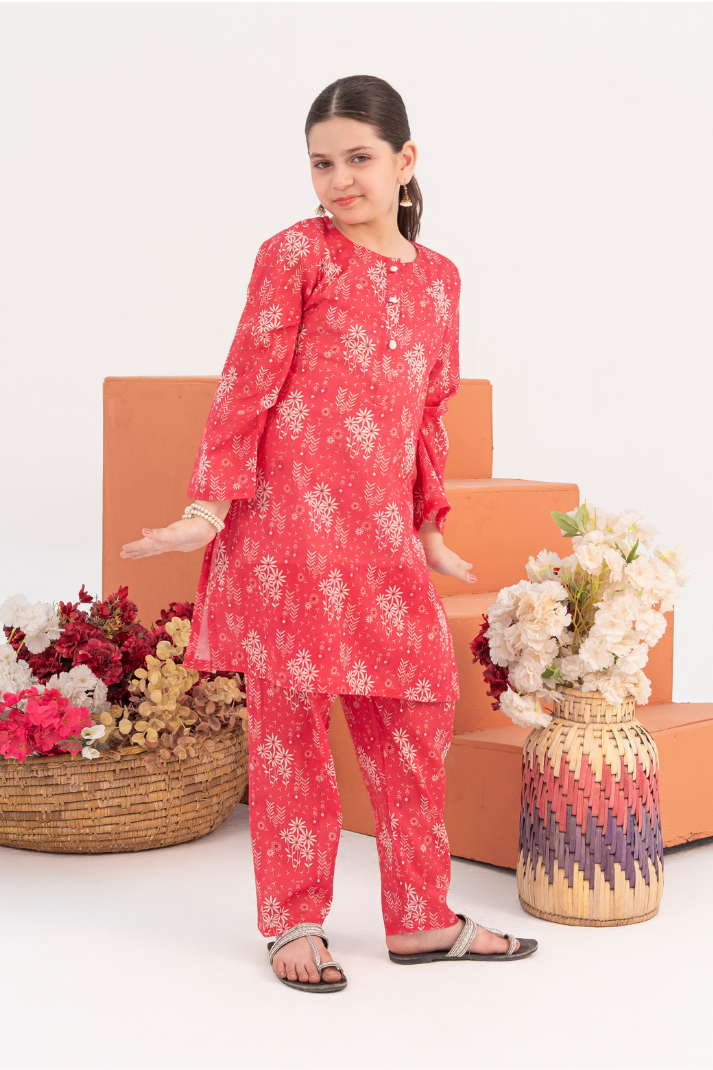 PINK WAVE (LAWN 2 Pcs)