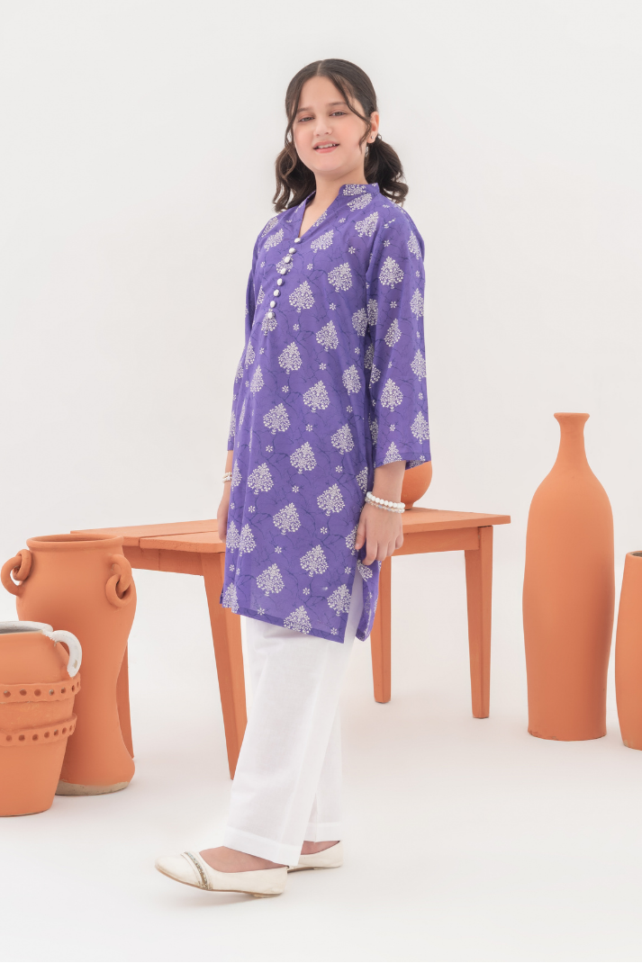 ZARISH PURPLE (LAWN 2 Pcs)