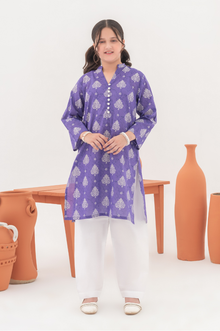 ZARISH PURPLE (LAWN 2 Pcs)