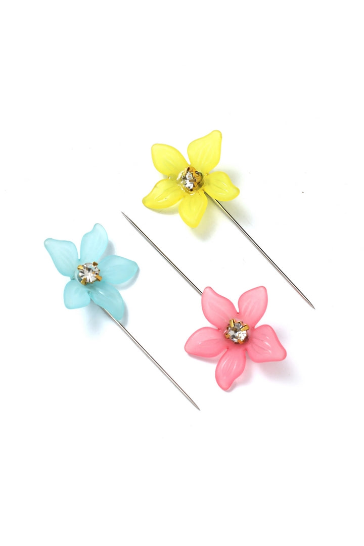 Embellished Hijab Pins (Pack of 3 different colours)