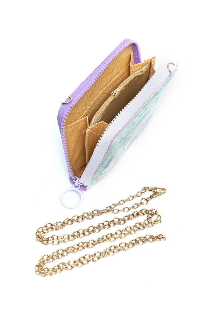 Fancy Clutch with Shoulder Chain